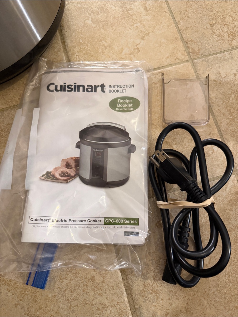 Cuisinart Stainless Steel and Black Electric Pressure Cooker - Picture 2 of 4